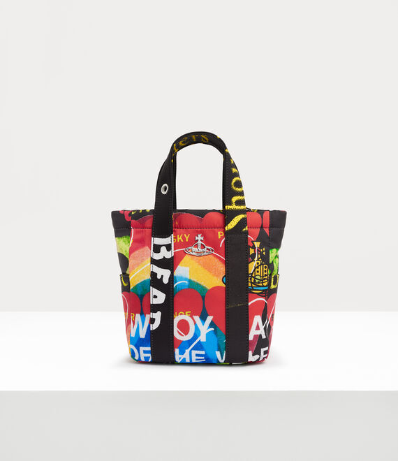 Vivienne Westwood small tote bag black/multi